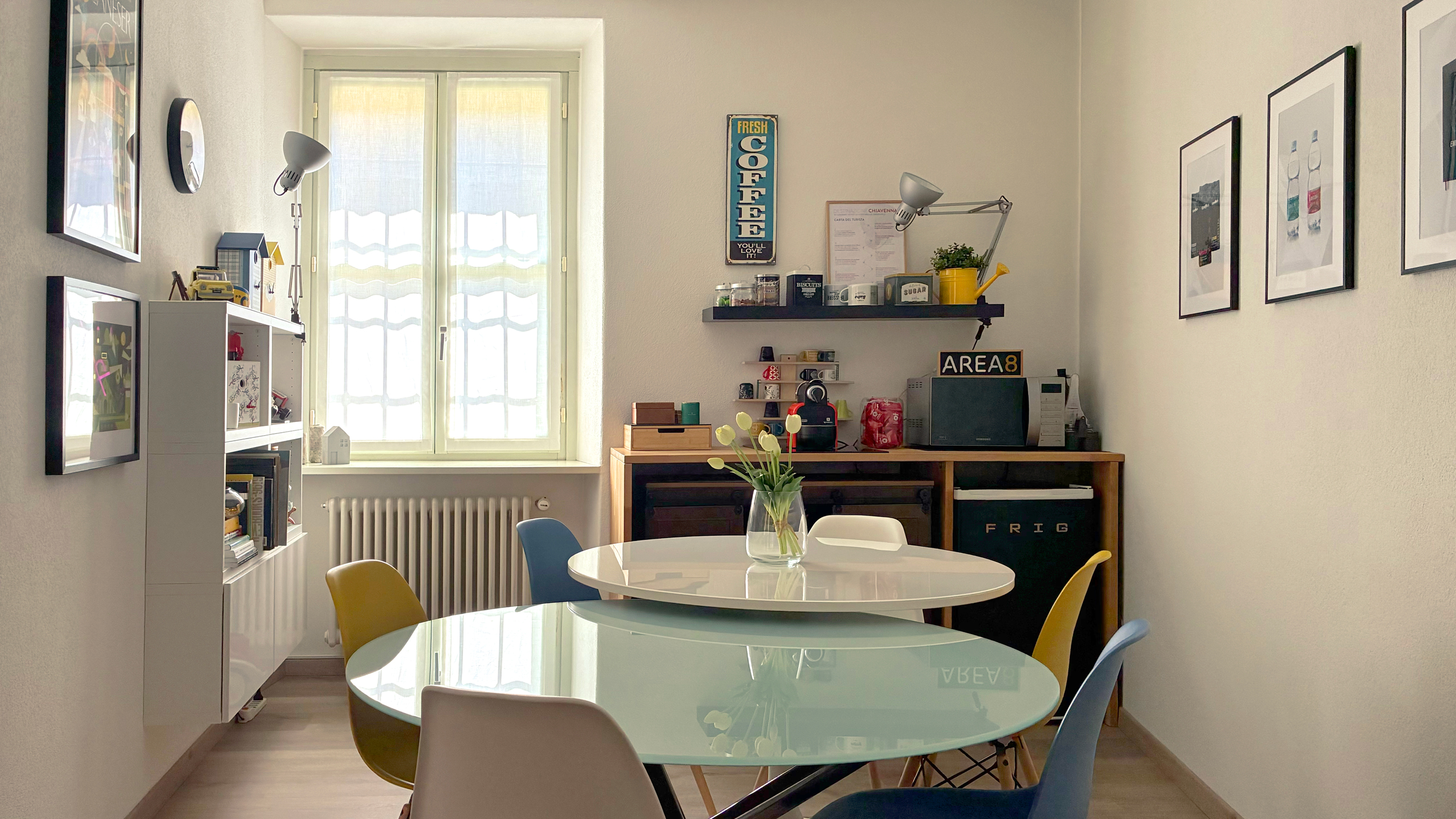 area 8 per riunioni e relax presso coworking chiavenna
