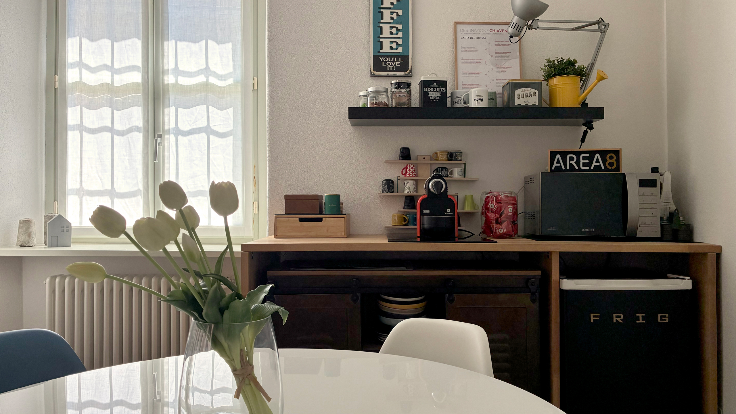 banco cucina in area 8 presso coworking chiavenna